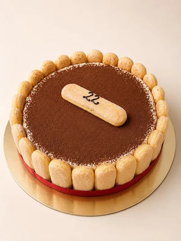 Bourrbon tiramisu cake